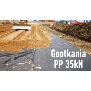 Geotkanina Polipropylen 35kN PP Drogowa 525cm. 5,25m Parkingi, wzmocnienie